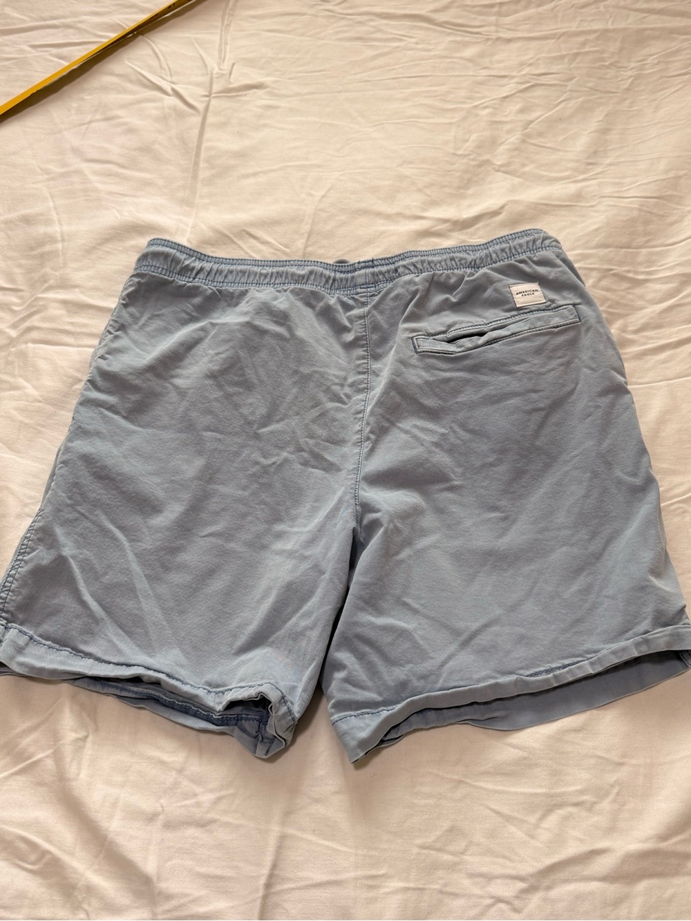 American Eagle Outfitters Light Blue Drawstring Shorts - Picture 3 of 8